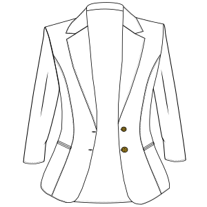 Fashion sewing patterns for Blazer 9400